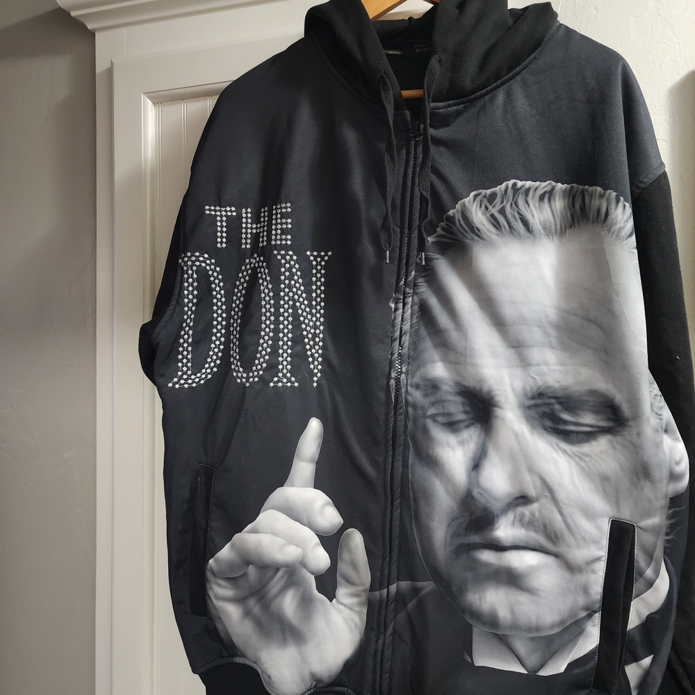 Black Graphic Performance Jacket - image 1